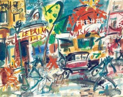 GEN PAUL (1895-1971)
Le Moulin Rouge, 1949....