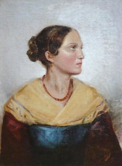 Ecole Moderne du XIXème s.
« Jeune femme...