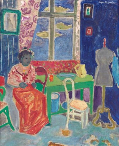 BEZOMBES Roger (1913-1994)
« La petite couturière...