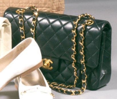 CHANEL
Sac « 2.55 », en cuir agneau noir,...
