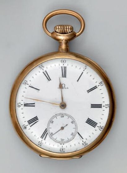 Montre de poche à remontoir au pendant, en...