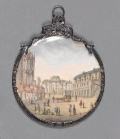 Ecole Française (Dans le goût du XVIII siècle)
Place...