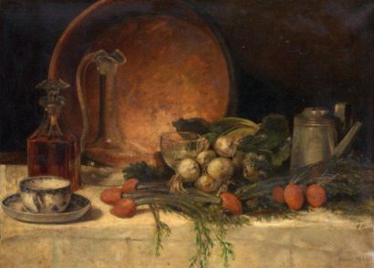 Ecole Française du XIXe siècle
Nature morte...
