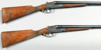 Belle paire de fusilsen cal 12/70.Mécanique...