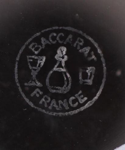 BACCARAT
Vase in colorless white and red...
