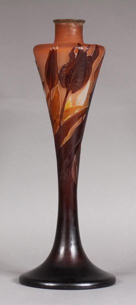 Etablissement GALLE
Pied de lampe balustre...