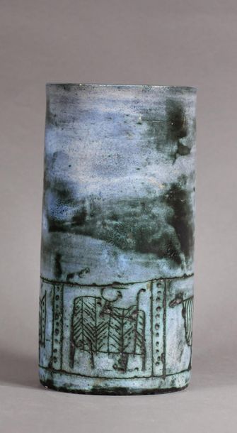 Jacques BLIN (1920-1995)
Vase rouleau en...