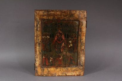 Le Pokrov 
Icône d’origine russe, région...