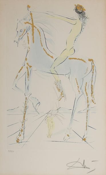 Salvador DALI (1904-1989) 
Je te compare,...