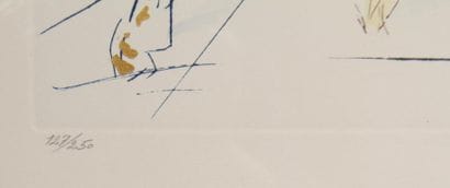 Salvador DALI (1904-1989) 
Je te compare,...