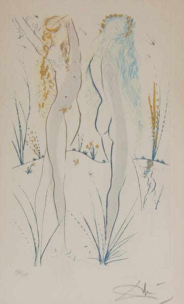 Salvador DALI (1904-1989) 
Retour de la Sulamite,...