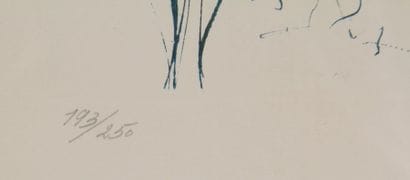 Salvador DALI (1904-1989) 
Retour de la Sulamite,...