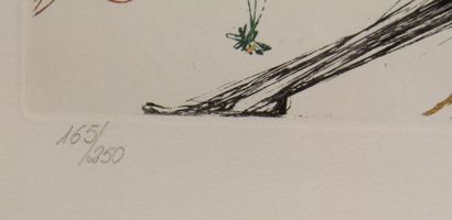 Salvador DALI (1904-1989) 
Le berger, 1971...