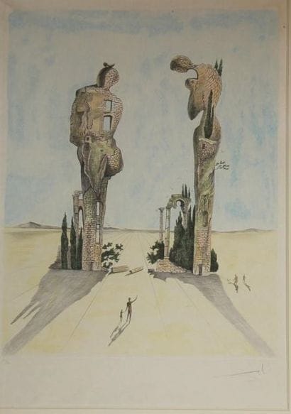 Salvador DALI (1904-1989)
Reminiscences archéologiques...