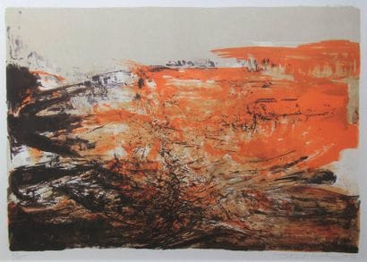 Zao WOU KI (1921-2013)
Sans titre, 1969
Litgographie...