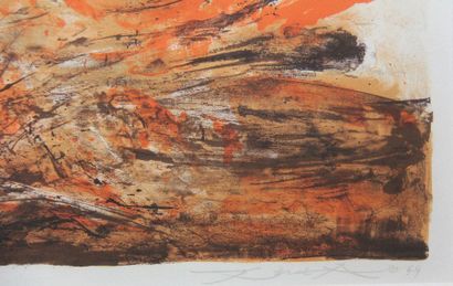 Zao WOU KI (1921-2013)
Sans titre, 1969
Litgographie...
