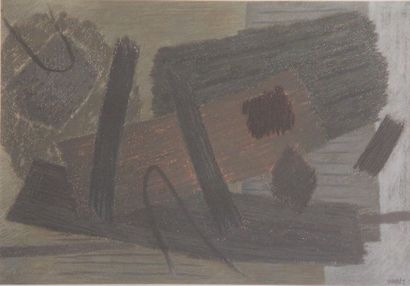 Henri GOETZ (1909-1989) 
Composition
Pastel...