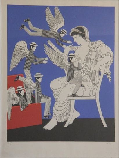 Yannis GAITIS (1923-1984)
Athéna
Lithographie...