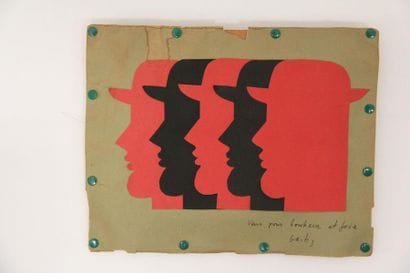 Yannis GAITIS (1923-1984)
Cinq profils
Papiers...