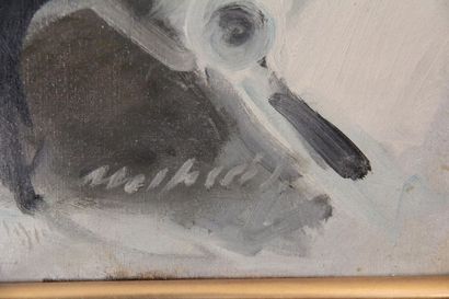 Jason MOLFESSIS (1925-2009) 
Composition
Huile...
