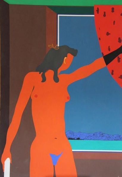 Emanuel PROWELLER (1918-1981) 
Nu à la fenêtre...