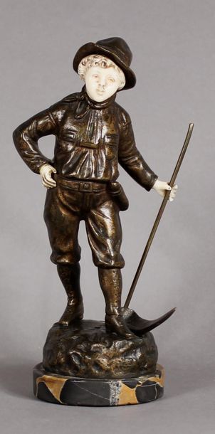Roger RICHARD (XIX-XXème s.)
Le jeune moissonneur
Sculpture...