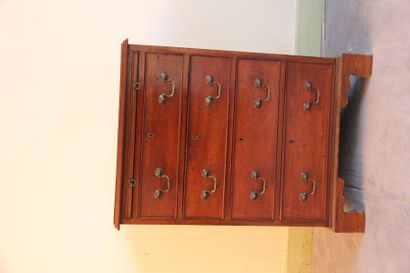 Meuble à hauteur d'appui en bois naturel,...