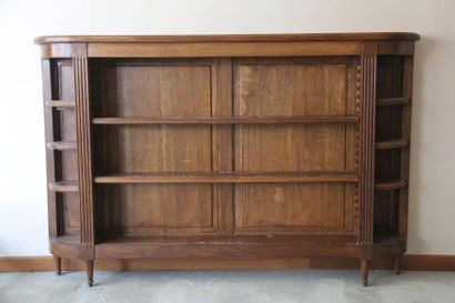 Bibus en bois naturel style Louis XVI
H :...