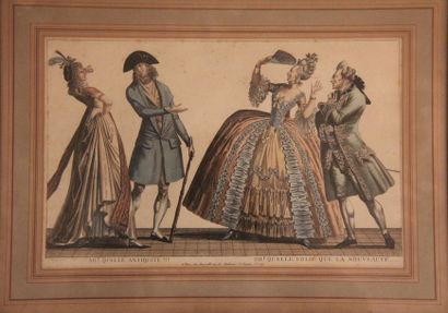Douze gravures polychromes