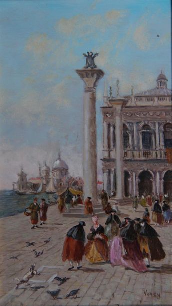Ecole moderne dans le goût du XVIIIème s.
Venise
Deux...