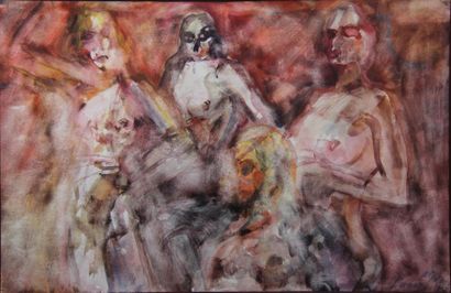 Pierre DORY (1922-2003)
Personnages
Aquarelle...