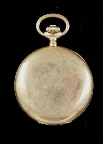 *INVAR
Montre savonnette en or jaune 18k,...