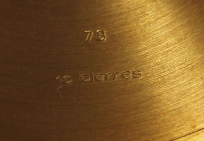 JAEGER
Pendulette de bureau sur piédouche...