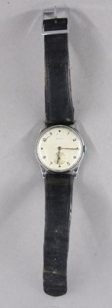 SHORA
Montre d'homme en acier à boitier rond,...