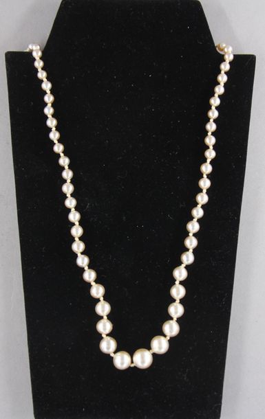 -Collier de perles fantaisies, un accident...