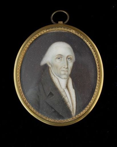 Ecole du début du XIXème s.
Portrait d'homme...