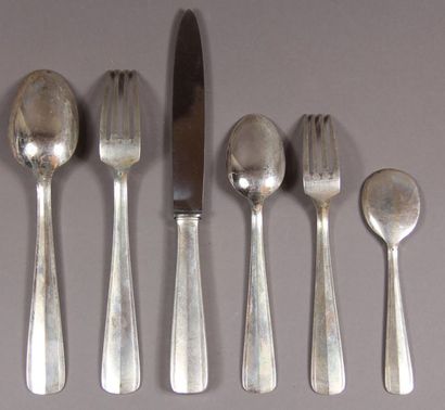Partie de ménagère en argent 950°/°° Art...