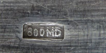 Lot de couverts dépareillés en argent :
-...