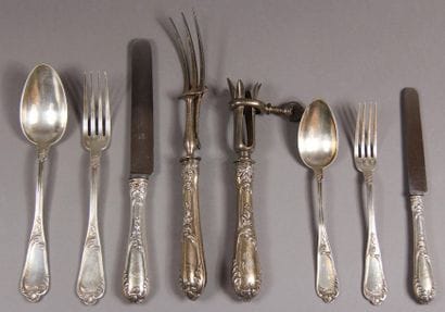 Henri SOUFFLOT orfèvre
Partie de ménagère...