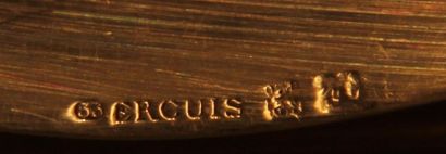 ERCUIS
Deux plateaux ovales mouvementés en...