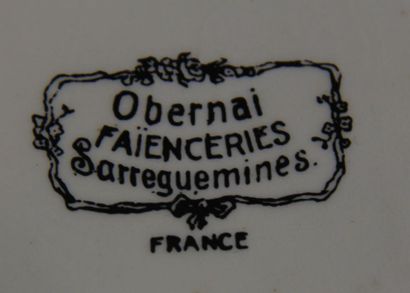 *SARREGUEMINES
Partie de service de table...
