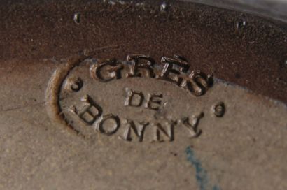 *Deux vases globulaires en grès de Bonny
H...