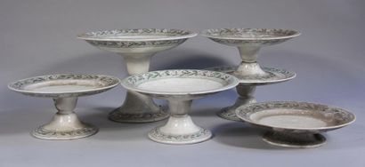 *Six présentoirs de table de tailles différentes...