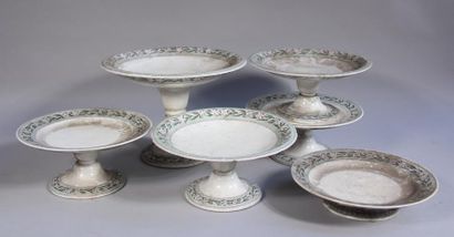 *Six présentoirs de table de tailles différentes...