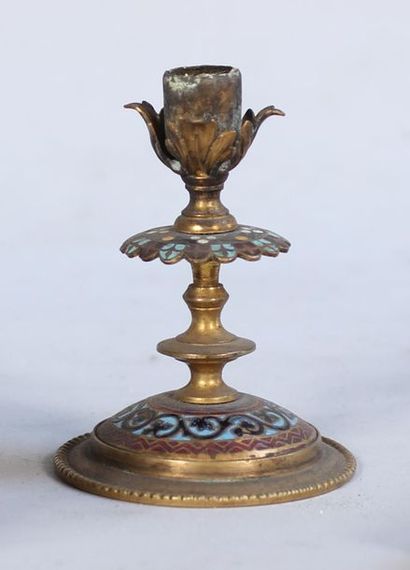 *Lot en métal cloisonné :
-Vide-poche carré...