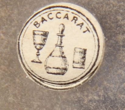 BACCARAT
*Verre d'eau en verre transparent...