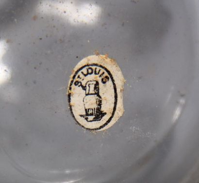 *SAINT LOUIS
partie de service de verres...