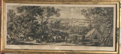 Adams van der MEULEN (1632-1690) d'après
Veue...