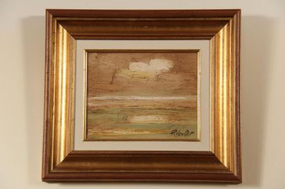 *Piet VAN OST (1930-2015)
Paysage : Le Touquet,...