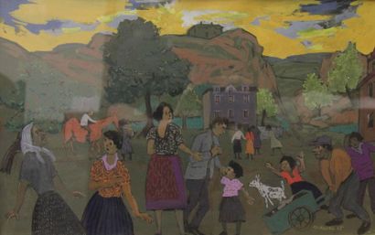 MICHONZE Grégoire (1902-1982)
Scène rurale,...